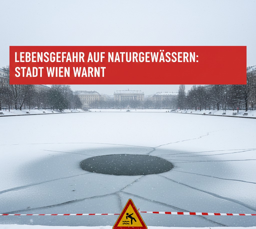 Lebensgefahr auf Naturgewässern: Stadt Wien warnt